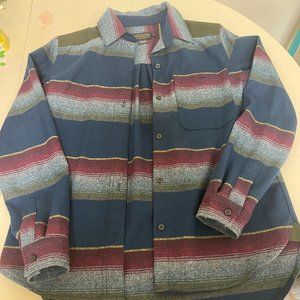 Pendleton Striped Flannel Button Up
